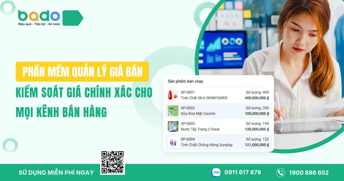 Phần Mềm Quản Lý Giá Bán Kiểm Soát Giá Chính Xác Cho Mọi Kênh Bán Hàng